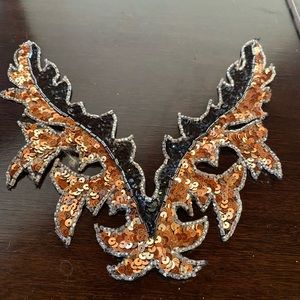 Appliqué Black and Gold